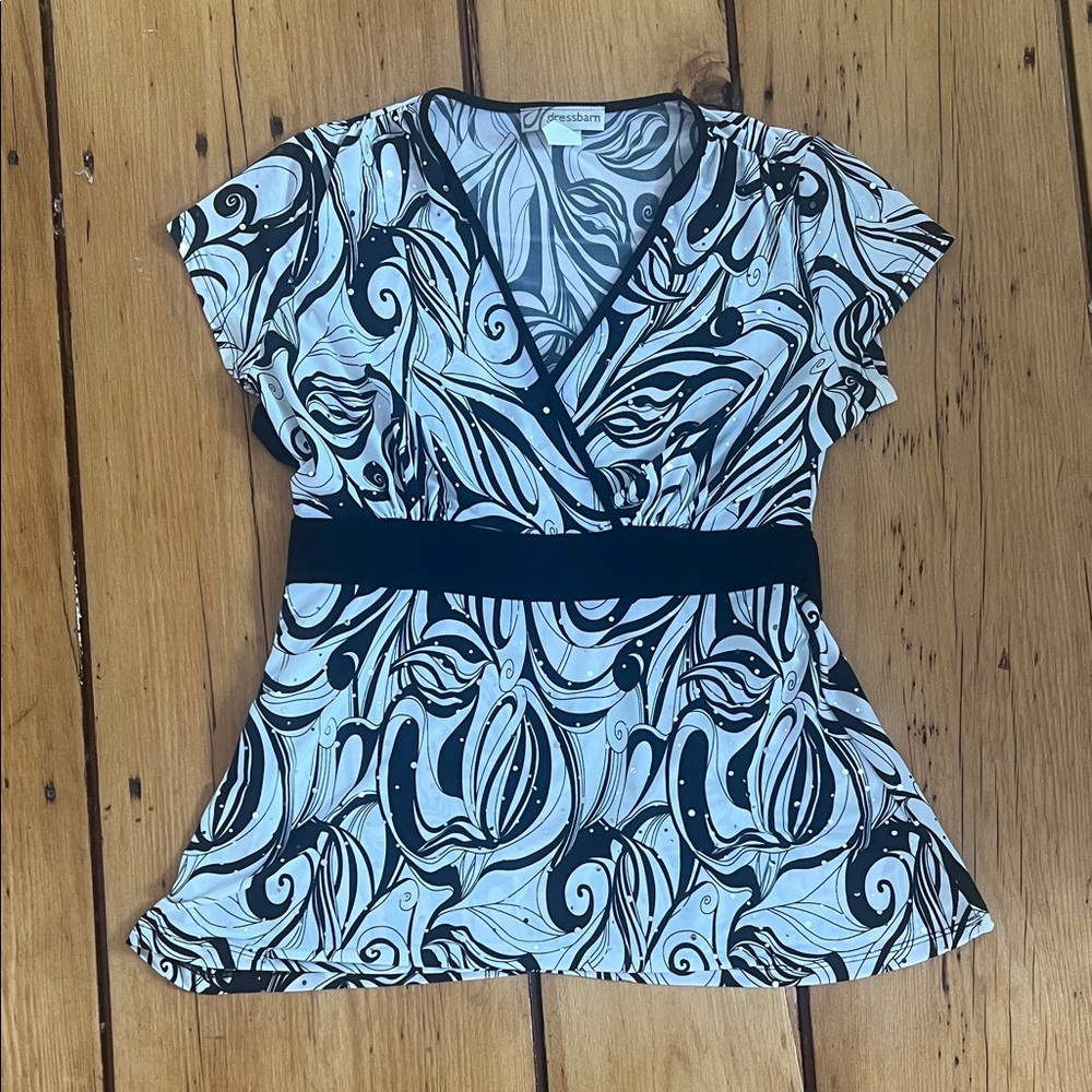 Dressbarm V-Neck Blouse